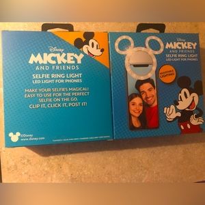 2 Disney Mickey Selfie Ring Light with adjustable Lighting Christmas Gifts